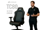 Corsair lança TC80, cadeira gamer testada em mais de 30 ensaios por US$199,99