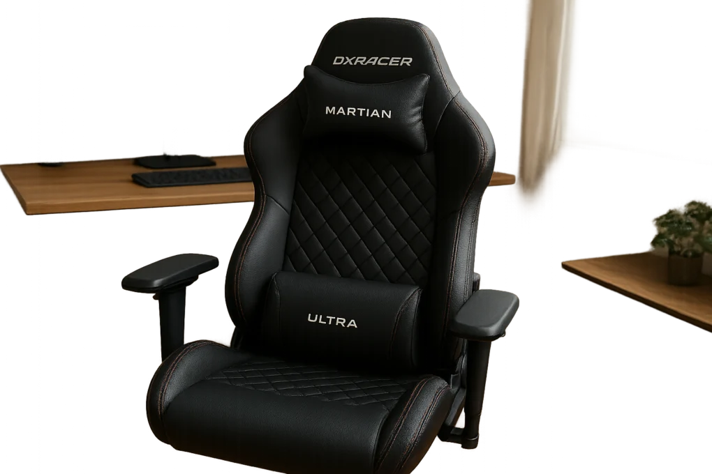 DXRacer Martian Ultra: cadeira premium com massagem, aquecimento e autonomia de até 360 horas