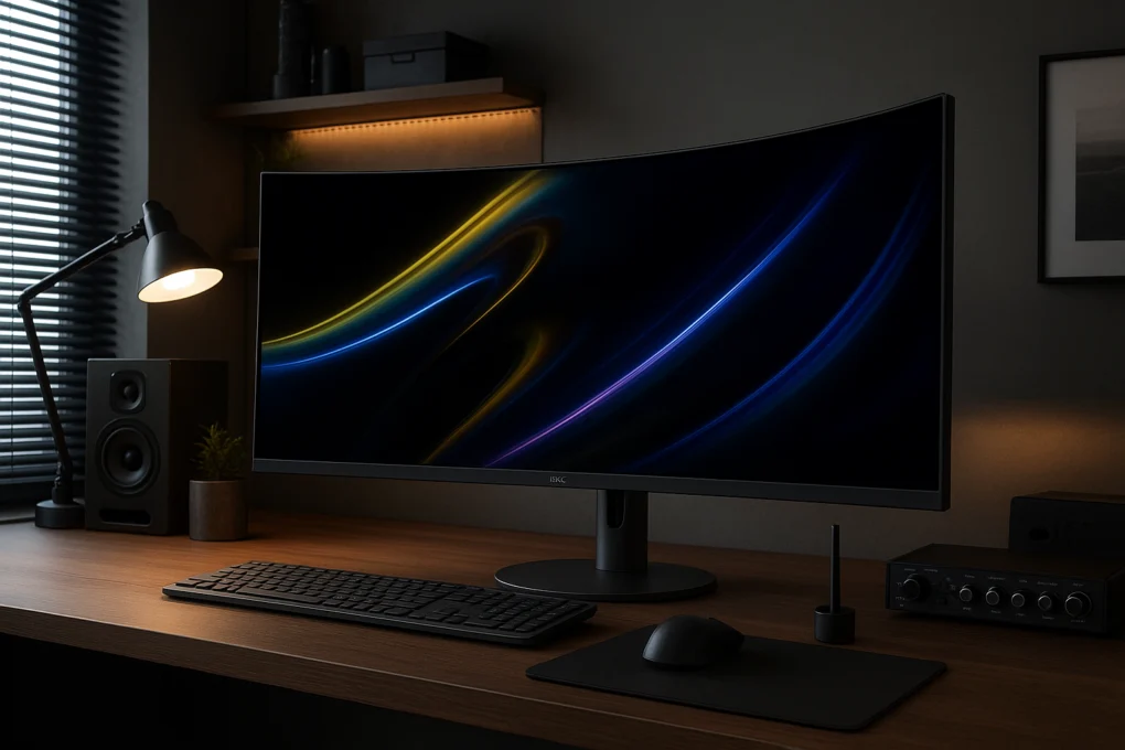 HKC Tianqi 43H180C: monitor ultrawide curvo de 43,8" com aspecto 24:9, Mini LED e 180 Hz