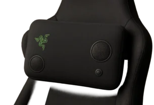 razer clio x almofada com alto falantes para cadeira gamer chega por us10999 11216