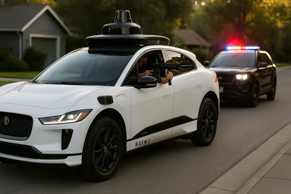 Robotáxi da Waymo chama a polícia em San Francisco após passageiros manusearem fuzil AR carregado