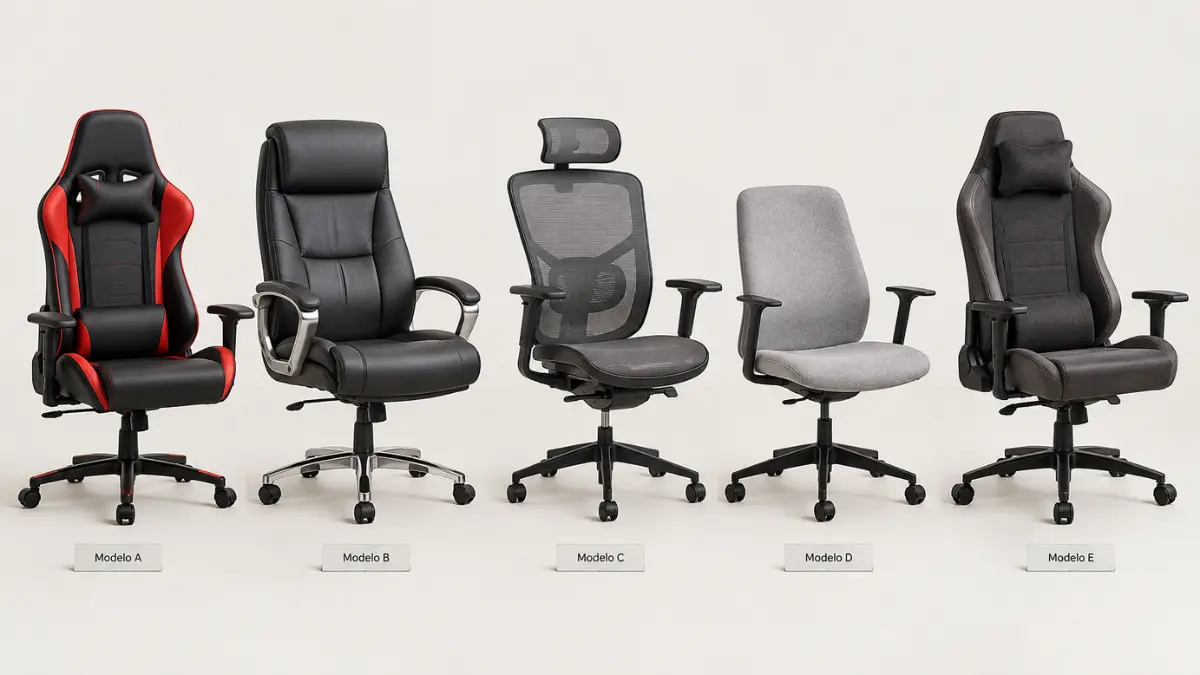 Cadeira Gamer Ergonômica com Suporte Lombar