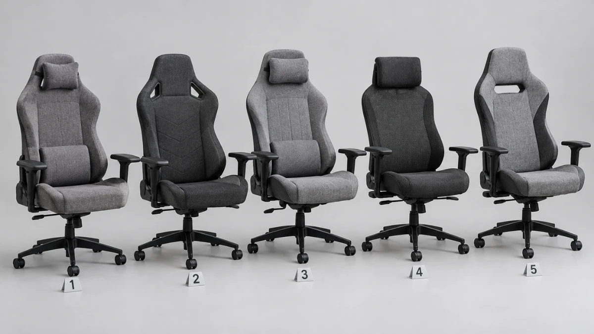 Cadeira gamer de tecido