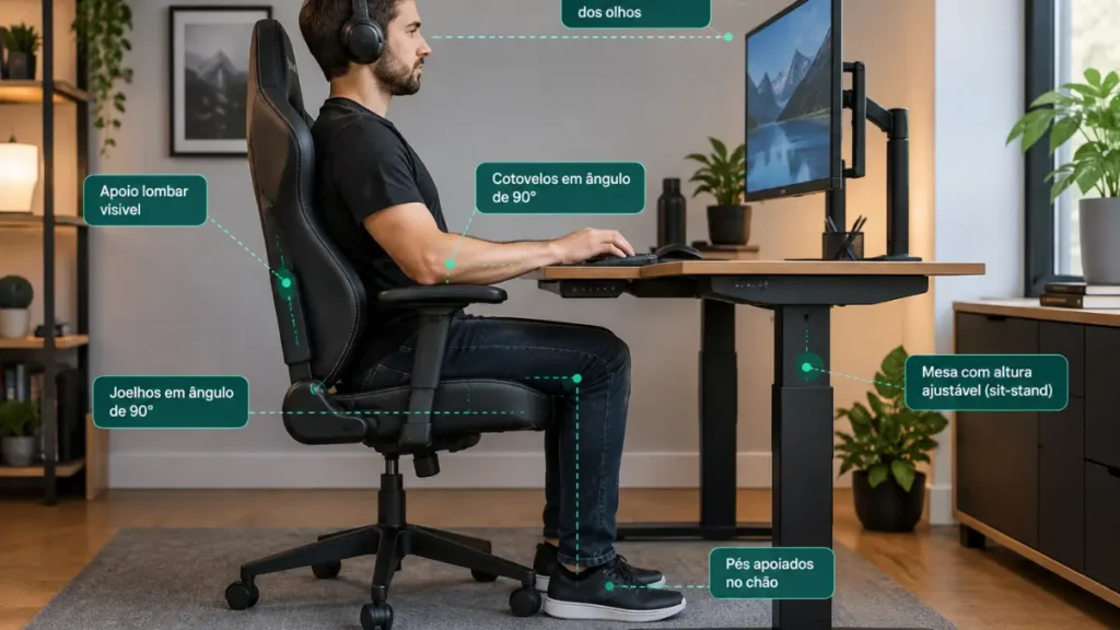 Cadeira só não resolve: complete o posto de trabalho