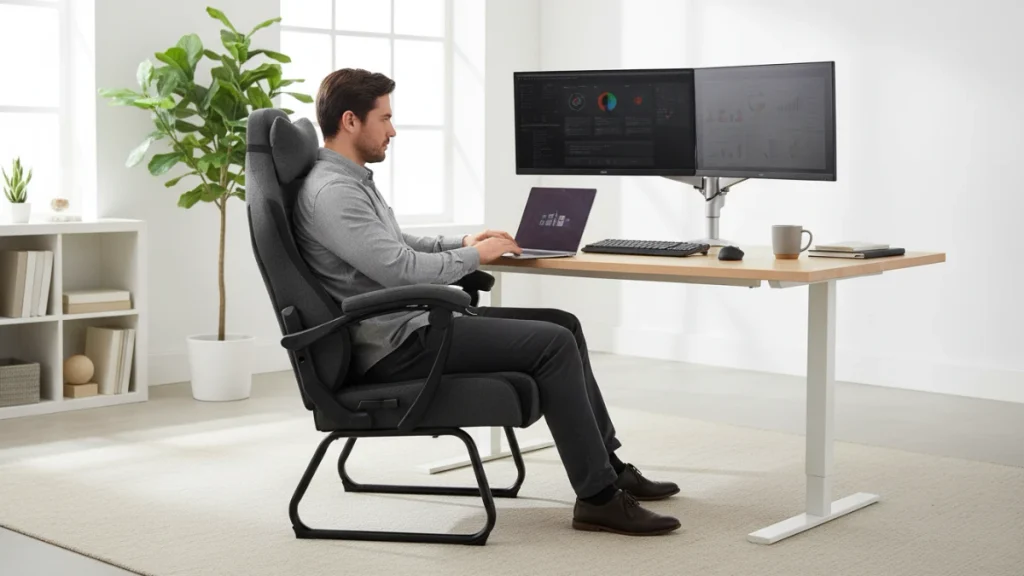 Cadeira Gamer para Obesos: As 5 Melhores de 2026 4 ThunderX3 TGC12 — Melhor para home office e uso prolongado