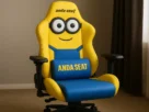 AndaSeat Minions Kaiser 4: cadeira gamer divertida com 6D e lombar pop-out