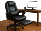 Cadeira gamer com massagem lombar e apoio para os pés sai por US$100