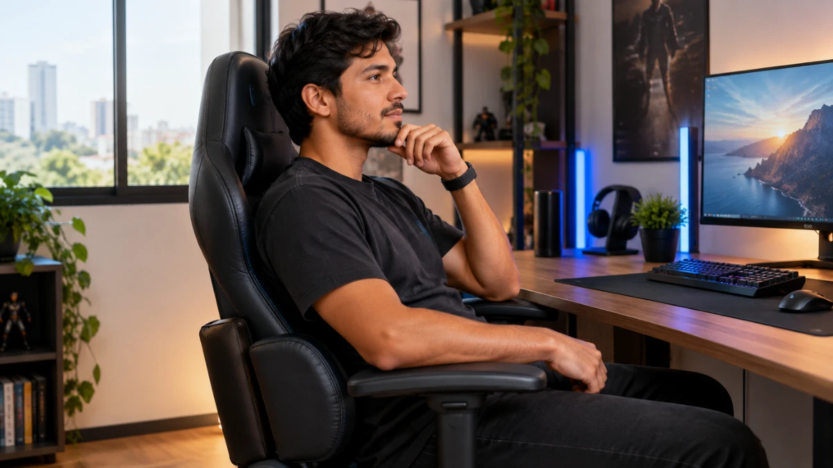 Cadeira gamer faz mal para coluna? Veja a verdade 1 Cadeira gamer faz mal para coluna