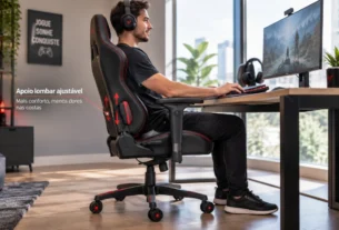 cadeira gamer para dor nas costas