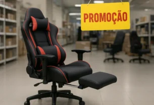 Cadeira gamer reclinável 3 em 1 em promoção — preço não divulgado