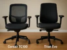 Corsair TC100 vs Titan Evo: vale pagar a diferença até a Embody?