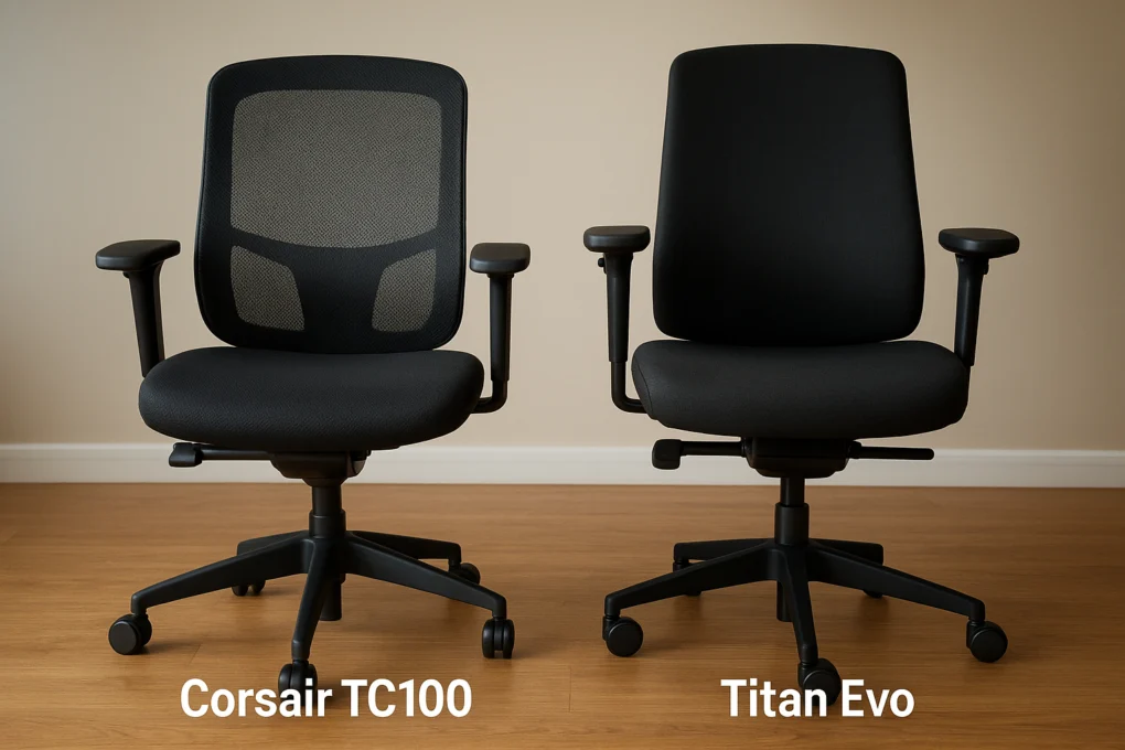 Corsair TC100 vs Titan Evo: vale pagar a diferença até a Embody? 1 Corsair TC100 vs Titan Evo: vale pagar a diferença até a Embody?