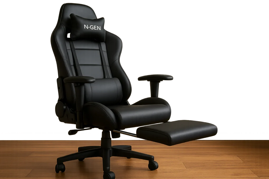 N-GEN Gaming Chair traz apoio de pés por US$ 80 1 N-GEN Gaming Chair traz apoio de pés por US$ 80