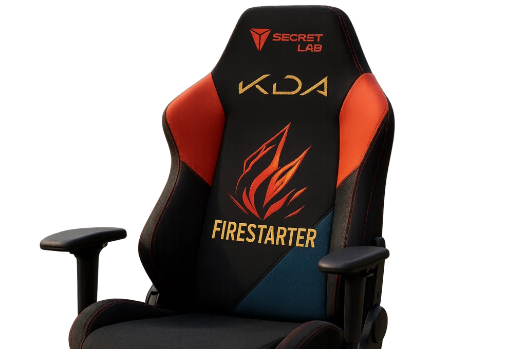Secretlab K/DA Firestarter une estilo K/DA e ergonomia