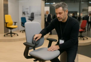 Sihoo na Orgatec 2026 traz cadeiras com suporte adaptativo