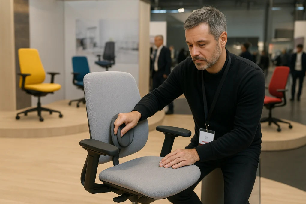 Sihoo na Orgatec 2026 traz cadeiras com suporte adaptativo