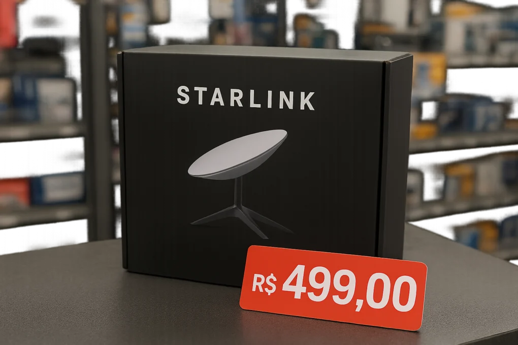 Starlink Mini por R$ 499 na KaBuM! em 22/10